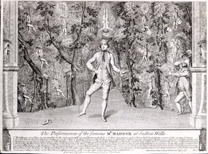 1752年7月，萨德勒威尔斯着名的马多克斯先生的表演 作者 英语学校